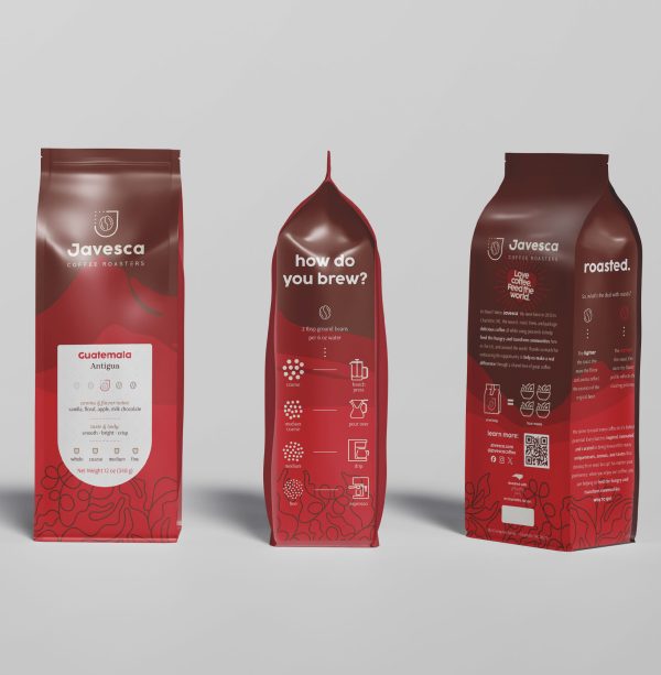 Coffee bag design Javesca